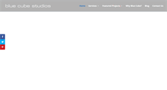 Desktop Screenshot of bluecubestudios.co.uk
